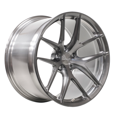 VX1S Deep Concave Finished in Transparent Smoke Closeup