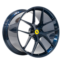 VX1 machined for Ferrari Cap, Misty Midnight Powdercoat thumbnail