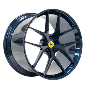 VX1 machined for Ferrari Cap, Misty Midnight Powdercoat thumbnail