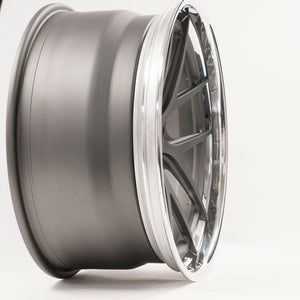VX3C-SL finished with Titanium center and Polished outer, closeup thumbnail