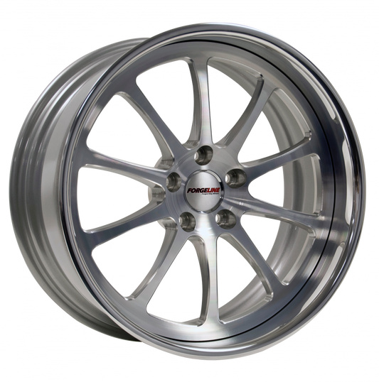 ZX3P finished with Silver center, Polished outer, and Blind Bolt Option