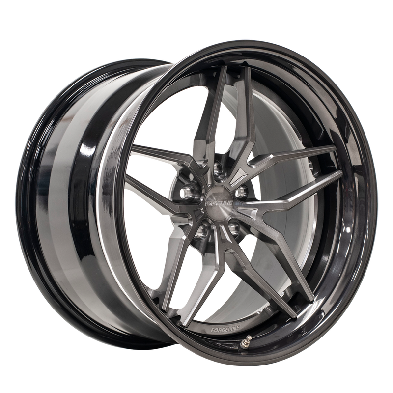AL304 WITH GLOSS BRONZE CENTER AND GLOSS BLACK OUTER