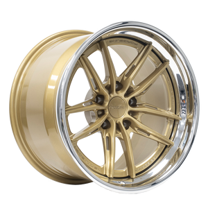 AL307 Finished with Gold Illusion Center and Transparent Smoke Outer, Front thumbnail