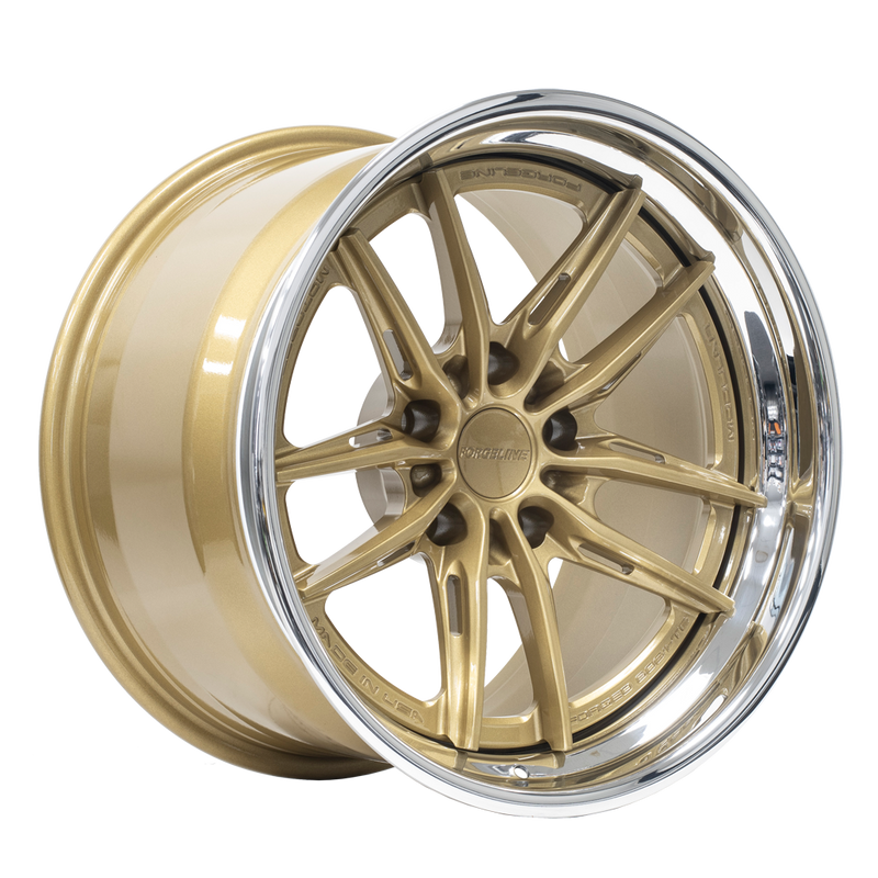 AL307 Finished with Gold Illusion Center and Transparent Smoke Outer, Front
