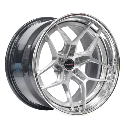 AL309 finished with Brushed/High-Gloss Clear center and Polished outer