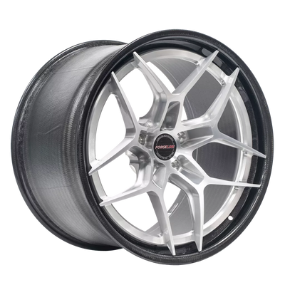 CF209 Finished with Brushed/High-Gloss Clear center