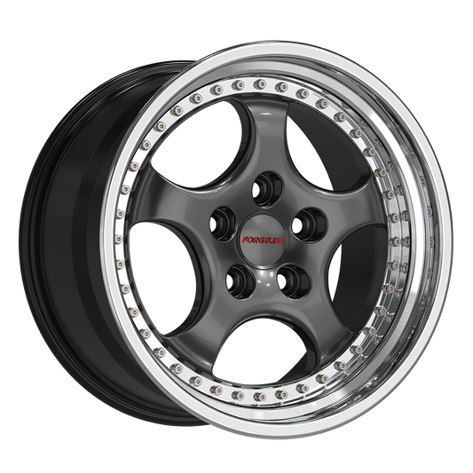 SL3 Finished in Pearl Gray with Polished Outer 