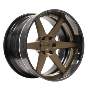 Forgeline CT3C finished with Medium Anodized Bronze center and Black Pearl outer thumbnail