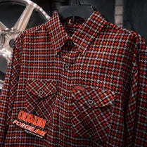 Get the New Limited-Edition Forgeline Houndstooth Dixxon Flannel Shirt!