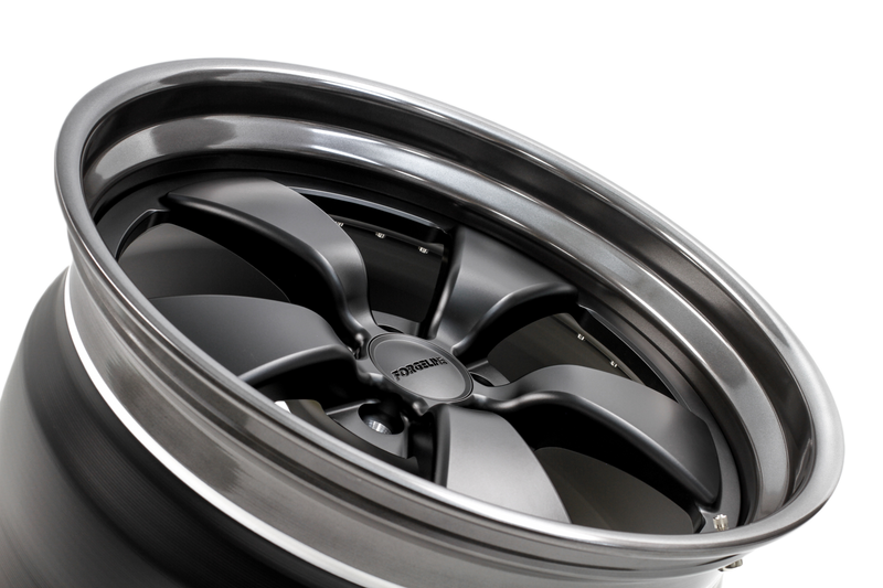 CR3 Finished with Matte Black Center and Transparent Smoke Outer, close up