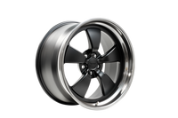 CR3 Finished with Matte Black Center and Transparent Smoke Outer, close up thumbnail