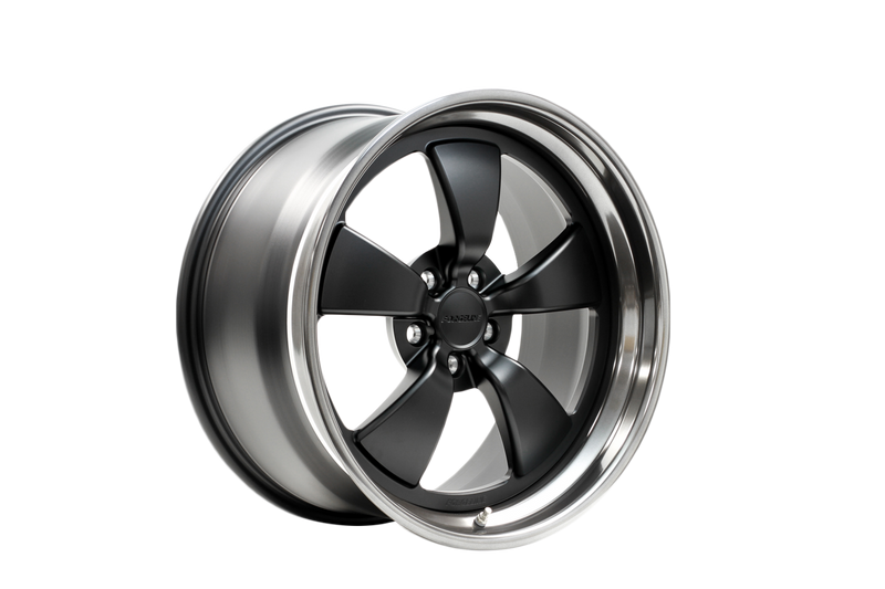 CR3 Finished with Matte Black Center and Transparent Smoke Outer, close up