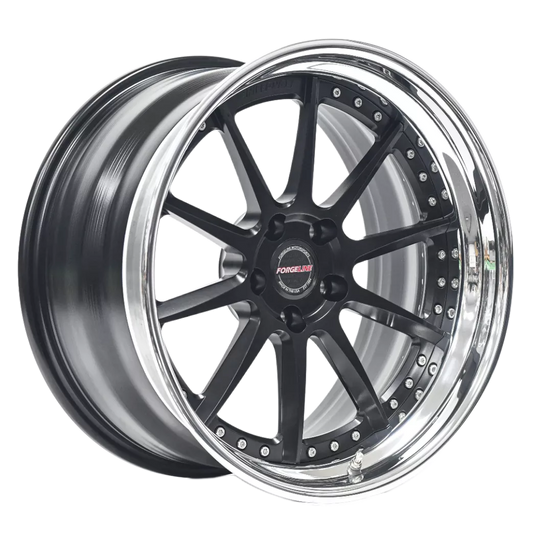 RB3C-SL With Gloss Black Center and Polished Outer