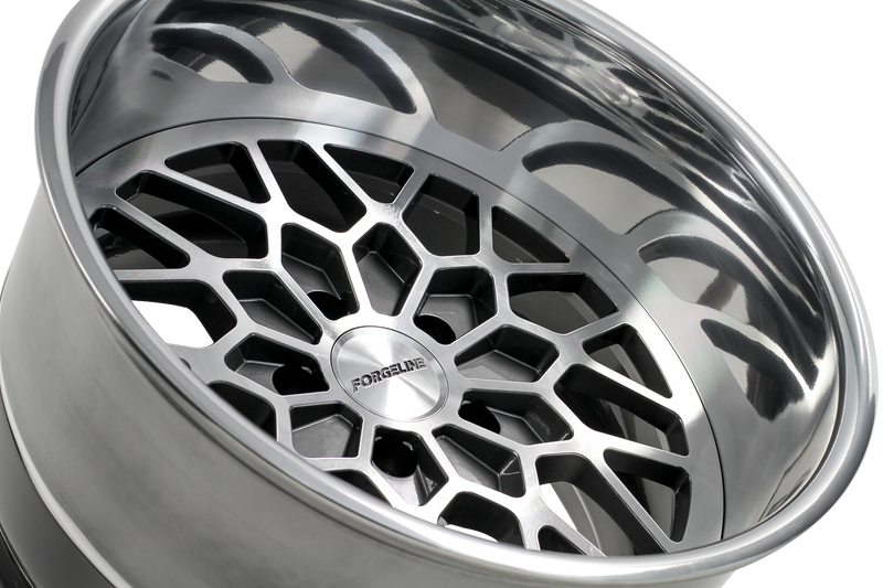 Forgeline TA3 Finished with Gunmetal/HTM Center and Polished Outer (Hidden Hardware)