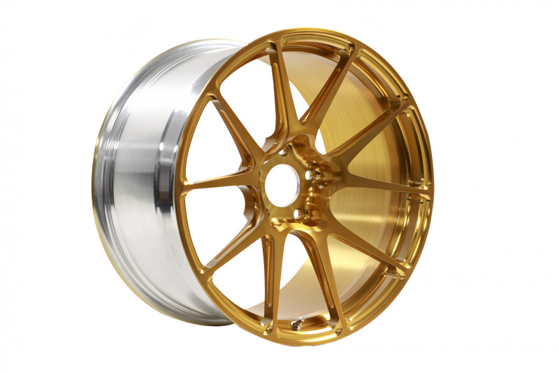 GA1R Open Lug finished in Tinted Gold Transparent