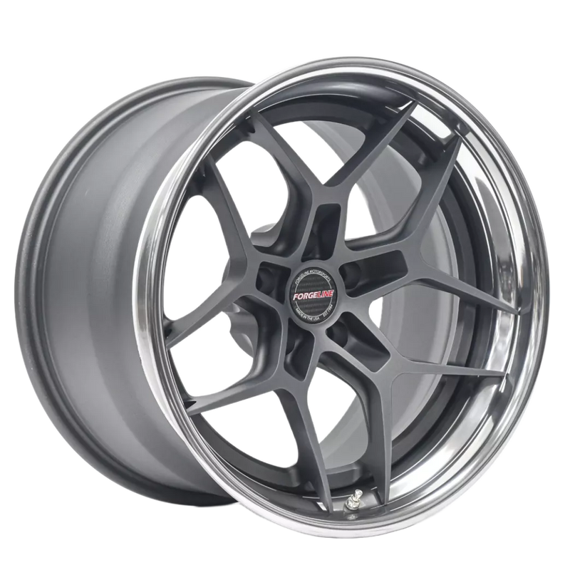AL309 Finished in Titanium with polished tinted clear outer