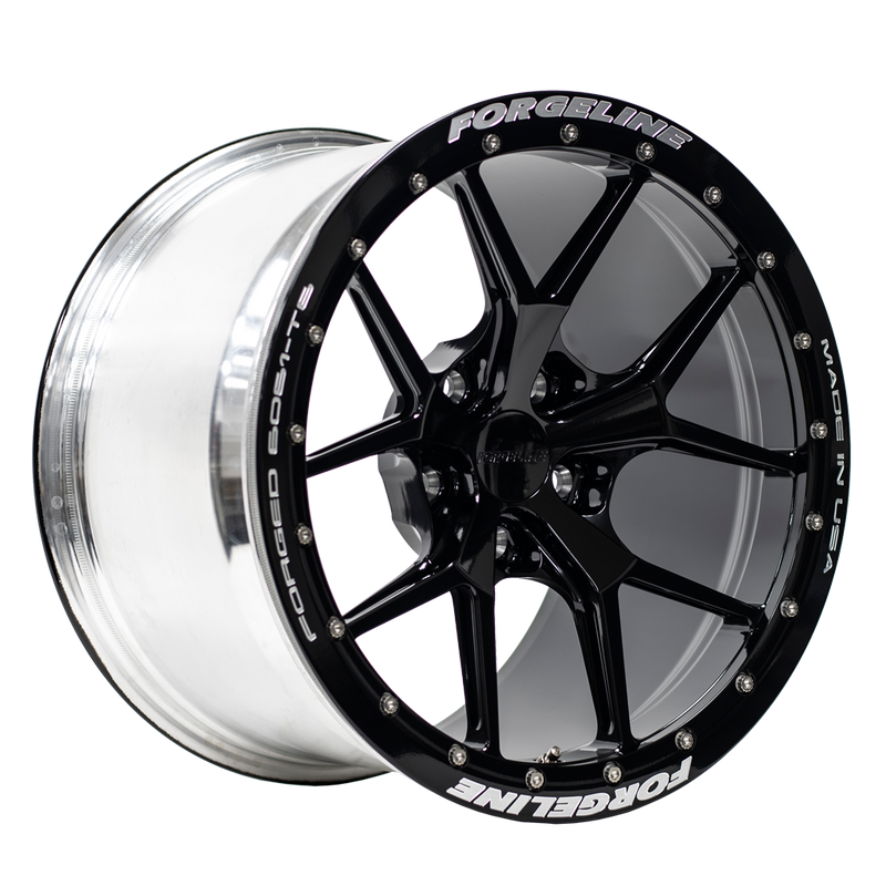 VX1R Beadlock Finished in Gloss Black with Gloss Black Beadlock Ring