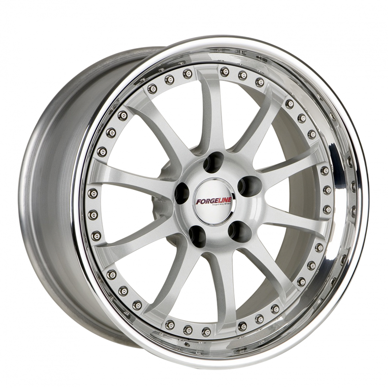 ZX3S finished with Gloss Black center, Polished outer, and custom Porsche logo