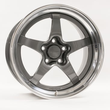 GF3 Open Lug Finished with Gunmetal Center, Gunmetal Inner, and Polished Outer