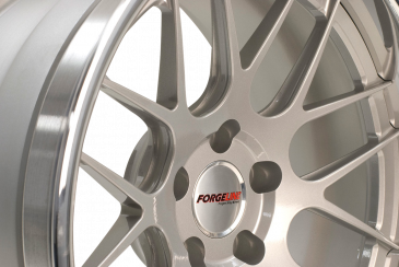 DE3C finished with Silver center and Polished outer closeup