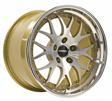 WC3 finished with HTM Gold center and Polished outer