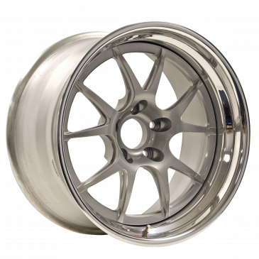 GA3R finished with Hyper Sliver center and Polished outer