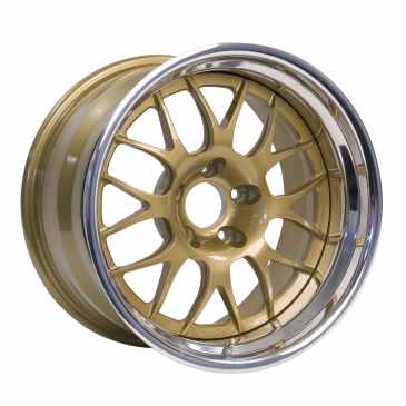 GW3R Finished with Race Gold Center and Polished Outer