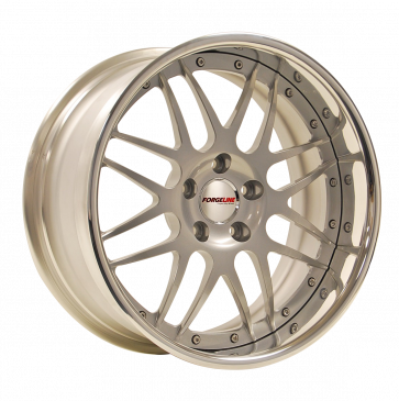DE3P finished with Silver center and Polished outer