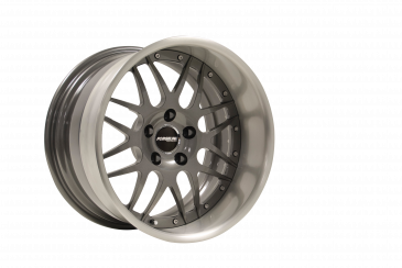 DE3P finished with Gunmetal center and Brushed outer