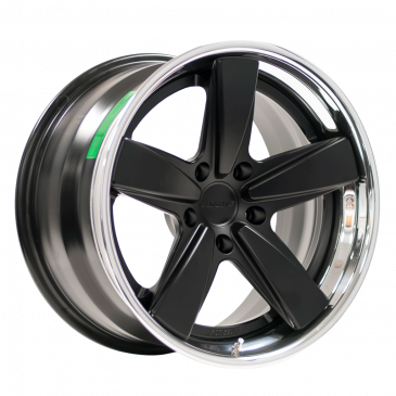 FU3C Finished with Satin Black Center and Polished Outer