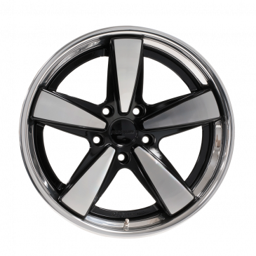 FU3C Finished with Gloss Black/HTM Center and Polished Outer, front