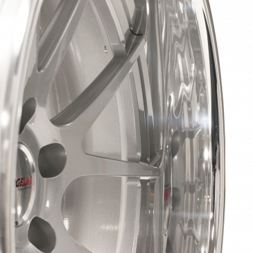 GA3C finished with Silver center and Polished outer, Close up