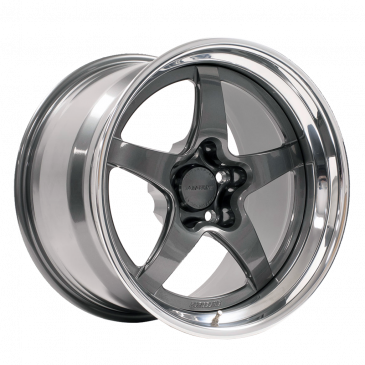 GF3 Open Lug Finished with Gunmetal Center, Gunmetal Inner, and Polished Outer