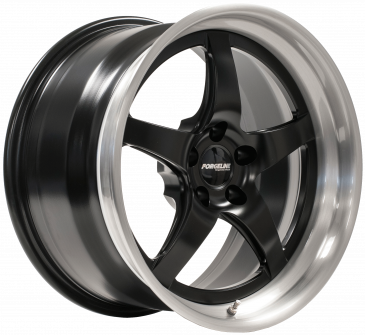 GF3 Finished with Satin Black Center, Satin Black Inner, and Brushed Outer