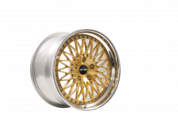 LS3 finished with Transparent Gold center and Polished outer