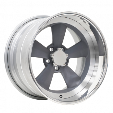 RS5 Finished with Tankard Gray Center and Polished Outer- Tall Cap