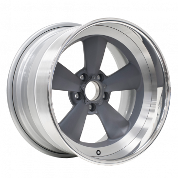 RS5 Finished with Tankard Gray Center and Polished Outer Without Center Cap