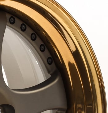 Powder Coated Outer - Tinted Gold Transparent