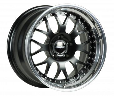WC3 finished with Satin Black center and Polished outer