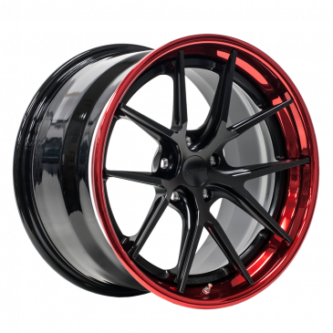 Powder Coated Outer - Transparent Red