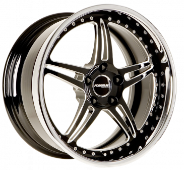 SP3P finished with Gloss Black/Diamond Cut center and Polished outer