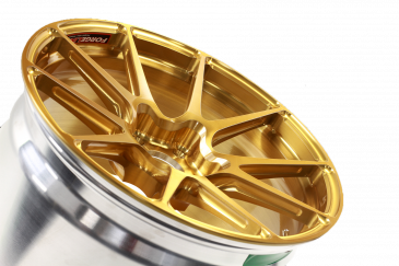 GA1R Open Lug finished in Tinted Gold Transparent