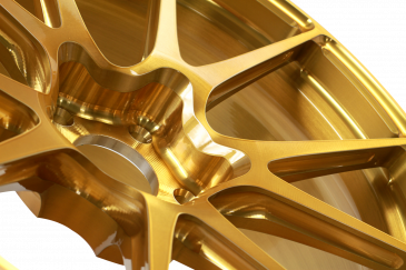 GA1R Open Lug finished in Tinted Gold Transparent