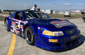 Wally Dallenbach’s TA1-Class No.4 Ford Mustang on Forgeline Forged Three Piece TA3R Wheels