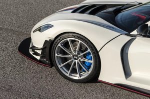 Hennessey Venom F5 Revolution on Forgeline GT1 5-Lug wheels, wheel closeup